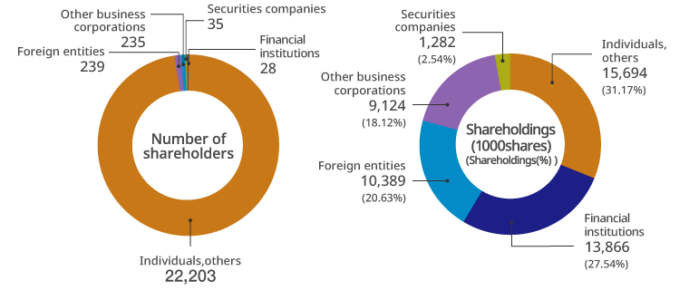 Distribution of Shareholders