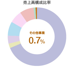 その他　売上高構成比率